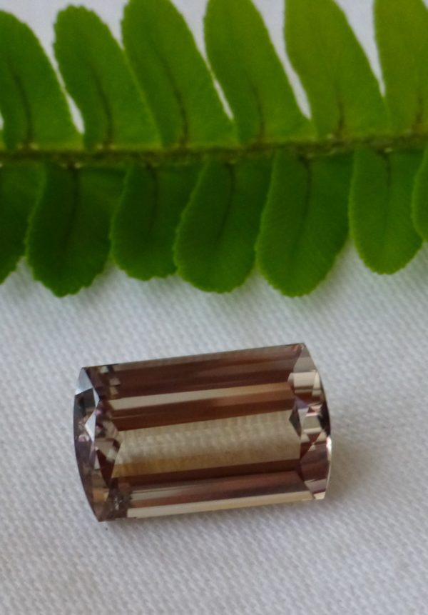 15.61 cts. Zultanite® Artsy Cushion Baguette 18x11mm - Image 4