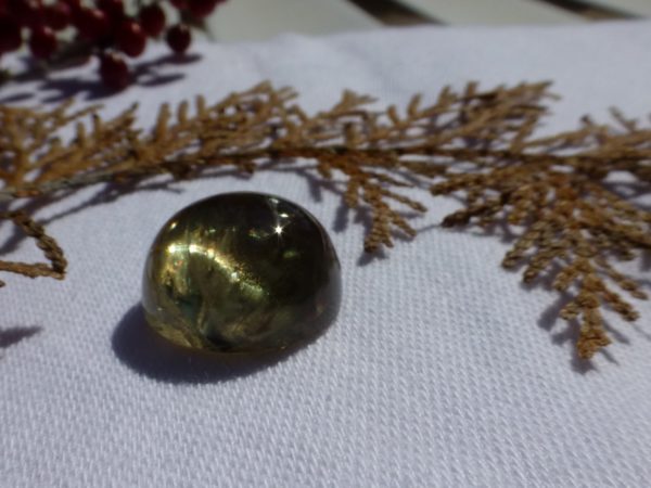 21.85 cts. Zultanite® Cabochon round, 16mm - Image 2