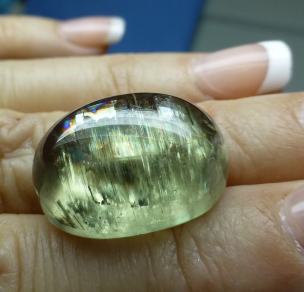 36.17 cts. Zultanite® Cabochon, Oval, 22x15mm - Image 6