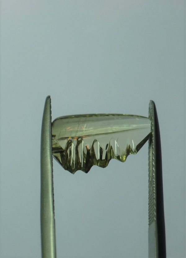 4.61 cts. Zultanite® Fancy Carved Spear Tip by Christopher Wolfsberg - Image 5