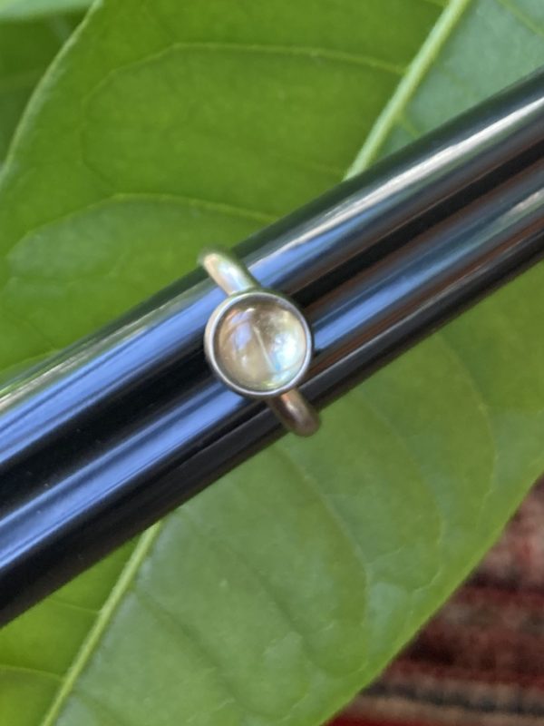 Zultanite Round Cabochon Cut Gemstone Ring